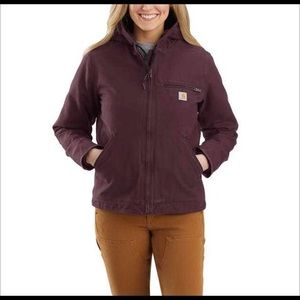 Carhartt Women’s Sherpa Lined Sierra Jacket Deep Wine M